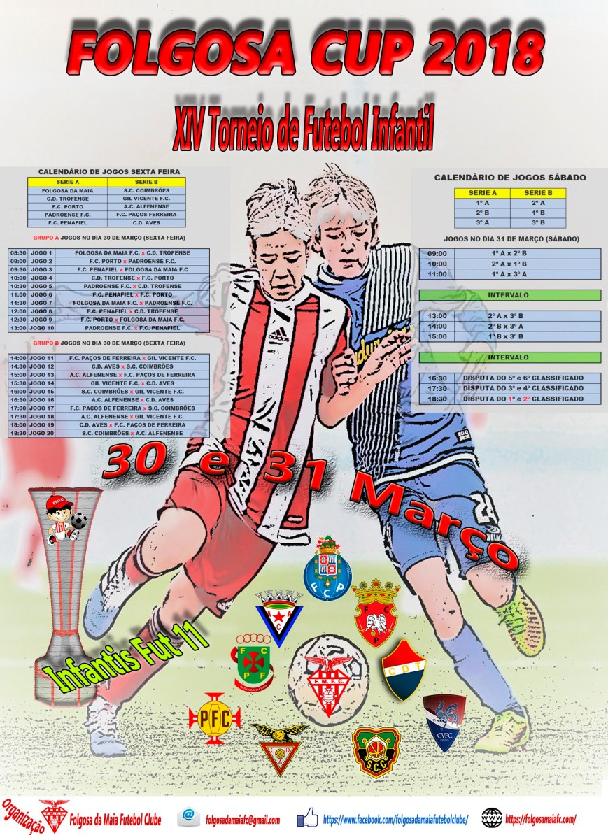 FOLGOSA CUP 2018 calendário